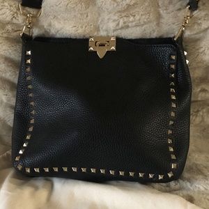 Valentino Rockstud Hobo Handbag